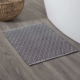 Sealskin Alfombra de baño Trellis negro y blanco 60x90 cm de , Alfombras y esterillas de baño - Ref: Foro24-436894, Precio: 3...