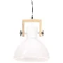 Lámpara colgante industrial 25 W blanca redonda 30 cm E27 de , Lámparas - Ref: Foro24-320539, Precio: 65,18 €, Descuento: %