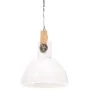 Lámpara colgante industrial 25 W blanca redonda 30 cm E27 de , Lámparas - Ref: Foro24-320539, Precio: 65,18 €, Descuento: %