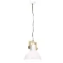 Lámpara colgante industrial 25 W blanca redonda 30 cm E27 de , Lámparas - Ref: Foro24-320539, Precio: 65,18 €, Descuento: %