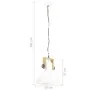 Lámpara colgante industrial 25 W blanca redonda 30 cm E27 de , Lámparas - Ref: Foro24-320539, Precio: 65,18 €, Descuento: %