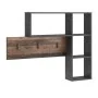 FMD Perchero de pared 4 compartimentos abiertos gris marrón oscuro de , Percheros para sombreros y abrigos - Ref: Foro24-4338...