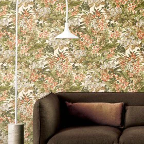 DUTCH WALLCOVERINGS Papel de pared Floral verde von , Bemaltes Papier - Ref: Foro24-437425, Preis: 29,06 €, Rabatt: %