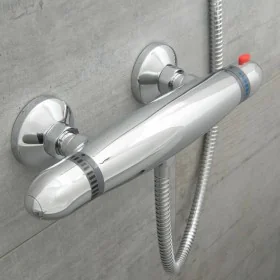SCHÜTTE Grifo mezclador termostático para ducha SUPRA cromado de , Grifos - Ref: Foro24-434561, Precio: 78,11 €, Descuento: %