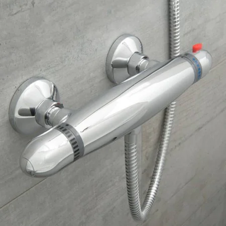 SCHÜTTE Grifo mezclador termostático para ducha SUPRA cromado de , Grifos - Ref: Foro24-434561, Precio: 78,11 €, Descuento: %