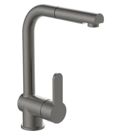 SCHÜTTE Mezclador de fregadero con caño extraíble LONDON grafito mate by , Faucets - Ref: Foro24-435062, Price: 116,44 €, Dis...
