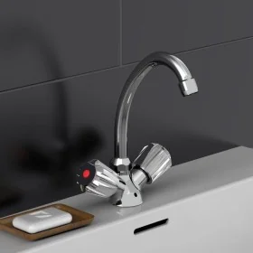 SCHÜTTE Grifo mezclador bimando para lavabo SAVINO cromado von , Wasserhähne - Ref: Foro24-438684, Preis: 39,16 €, Rabatt: %