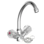 SCHÜTTE Grifo mezclador bimando para lavabo SAVINO cromado de , Grifos - Ref: Foro24-438684, Precio: 39,16 €, Descuento: %