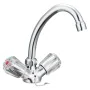 SCHÜTTE Grifo mezclador bimando para lavabo SAVINO cromado de , Grifos - Ref: Foro24-438684, Precio: 39,16 €, Descuento: %