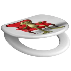 SCHÜTTE Asiento de inodoro con cierre suave FROG KING de , Asientos de inodoros y bidés - Ref: Foro24-438769, Precio: 36,36 €...