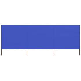 Paravientos de playa de 3 paneles tela azul celeste 400x80 cm de , Sombrillas - Ref: Foro24-47145, Precio: 29,84 €, Descuento: %
