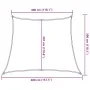 Toldo de vela HDPE marrón 160 g/m² 3/4x3 m de , Sombrillas - Ref: Foro24-311819, Precio: 25,48 €, Descuento: %