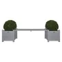 Maceteros grises con banco, Esschert Design CF33G de , Maceteros y jardineras - Ref: Foro24-404625, Precio: 169,17 €, Descuen...