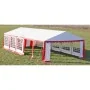 Parte Superior Del Toldo Fiestas Paneles Laterales Rojo & Blanco de , Cubiertas para carpas y cenadores - Ref: Foro24-40157, ...