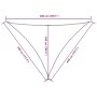 Toldo de vela triangular tela Oxford azul 4x4x5,8 m de , Sombrillas - Ref: Foro24-135562, Precio: 33,09 €, Descuento: %