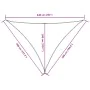 Toldo de vela triangular tela Oxford marrón 4x5x6,4 m de , Sombrillas - Ref: Foro24-135844, Precio: 33,98 €, Descuento: %