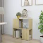 Librería de madera contrachapada roble Sonoma 60x24x63 cm de , Librerías y estanterías - Ref: Foro24-809065, Precio: 33,44 €,...