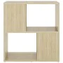 Librería de madera contrachapada roble Sonoma 60x24x63 cm de , Librerías y estanterías - Ref: Foro24-809065, Precio: 33,44 €,...