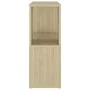 Librería de madera contrachapada roble Sonoma 60x24x63 cm de , Librerías y estanterías - Ref: Foro24-809065, Precio: 33,44 €,...