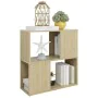 Librería de madera contrachapada roble Sonoma 60x24x63 cm de , Librerías y estanterías - Ref: Foro24-809065, Precio: 33,44 €,...