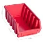 Kit de cajas de almacenaje 34 pzas paneles de pared rojo negro by , Tool cabinets - Ref: Foro24-150811, Price: 28,27 €, Disco...