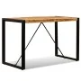 Mesa de comedor de madera maciza de mango rugosa 120 cm by , Kitchen and dining tables - Ref: Foro24-243996, Price: 183,61 €,...