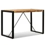 Mesa de comedor de madera maciza de mango rugosa 120 cm by , Kitchen and dining tables - Ref: Foro24-243996, Price: 183,61 €,...
