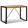 Mesa de comedor de madera maciza de mango rugosa 120 cm by , Kitchen and dining tables - Ref: Foro24-243996, Price: 183,61 €,...