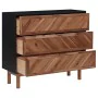 Aparador de madera maciza de acacia y MDF 90x33,5x8 cm de , Aparadores - Ref: Foro24-289906, Precio: 250,47 €, Descuento: %