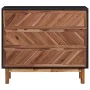 Aparador de madera maciza de acacia y MDF 90x33,5x8 cm de , Aparadores - Ref: Foro24-289906, Precio: 250,47 €, Descuento: %