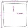 Toldo de vela HDPE terracota 160 g/m² 7x7 m by , Umbrellas - Ref: Foro24-311335, Price: 101,62 €, Discount: %