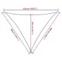 Toldo de vela gris taupe HDPE 160 g/m² 3x3x4,2 m de , Sombrillas - Ref: Foro24-311419, Precio: 19,88 €, Descuento: %
