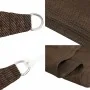 Toldo de vela HDPE marrón 160 g/m² 3x4x5 m de , Sombrillas - Ref: Foro24-311806, Precio: 23,22 €, Descuento: %