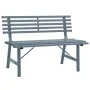 Banco de jardín acero gris 110 cm de , Bancos de jardín - Ref: Foro24-317136, Precio: 84,87 €, Descuento: %