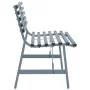 Banco de jardín acero gris 110 cm de , Bancos de jardín - Ref: Foro24-317136, Precio: 84,87 €, Descuento: %