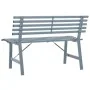 Banco de jardín acero gris 110 cm de , Bancos de jardín - Ref: Foro24-317136, Precio: 84,87 €, Descuento: %