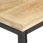 Mesa auxiliar de madera maciza de mango 40x40x35 cm de , Mesas auxiliares - Ref: Foro24-320241, Precio: 61,47 €, Descuento: %