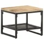 Mesa auxiliar de madera maciza de mango 40x40x35 cm de , Mesas auxiliares - Ref: Foro24-320241, Precio: 61,47 €, Descuento: %