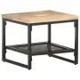 Mesa auxiliar de madera maciza de mango 40x40x35 cm de , Mesas auxiliares - Ref: Foro24-320241, Precio: 61,47 €, Descuento: %