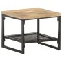 Mesa auxiliar de madera maciza de mango 40x40x35 cm de , Mesas auxiliares - Ref: Foro24-320241, Precio: 61,47 €, Descuento: %