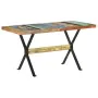 Mesa de comedor de madera maciza reciclada 140x70x76 cm by , Kitchen and dining tables - Ref: Foro24-321607, Price: 209,39 €,...