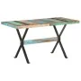 Mesa de comedor de madera maciza reciclada 140x70x76 cm by , Kitchen and dining tables - Ref: Foro24-321607, Price: 209,39 €,...