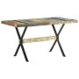 Mesa de comedor de madera maciza reciclada 140x70x76 cm by , Kitchen and dining tables - Ref: Foro24-321607, Price: 209,39 €,...
