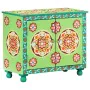 Aparador madera de mango pintado a mano multicolor 70x35x60 cm de , Aparadores - Ref: Foro24-321664, Precio: 182,82 €, Descue...