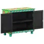 Aparador madera de mango pintado a mano multicolor 70x35x60 cm de , Aparadores - Ref: Foro24-321664, Precio: 182,82 €, Descue...
