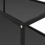 Mesa de centro vidrio templado negro 100x50x35 cm de , Mesas de centro - Ref: Foro24-322898, Precio: 73,83 €, Descuento: %