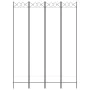 Biombo divisor de 4 paneles de tela blanco 160x220 cm de , Divisores de ambientes - Ref: Foro24-350166, Precio: 45,29 €, Desc...