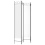 Biombo divisor de 4 paneles de tela blanco 160x220 cm de , Divisores de ambientes - Ref: Foro24-350166, Precio: 45,29 €, Desc...