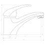 SCHÜTTE Grifo mezclador de lavabo CALVINO cromado de , Grifos - Ref: Foro24-438665, Precio: 51,40 €, Descuento: %