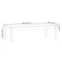 Mesa de centro de madera maciza de pino 110x50x30 cm de , Mesas de centro - Ref: Foro24-814234, Precio: 61,88 €, Descuento: %